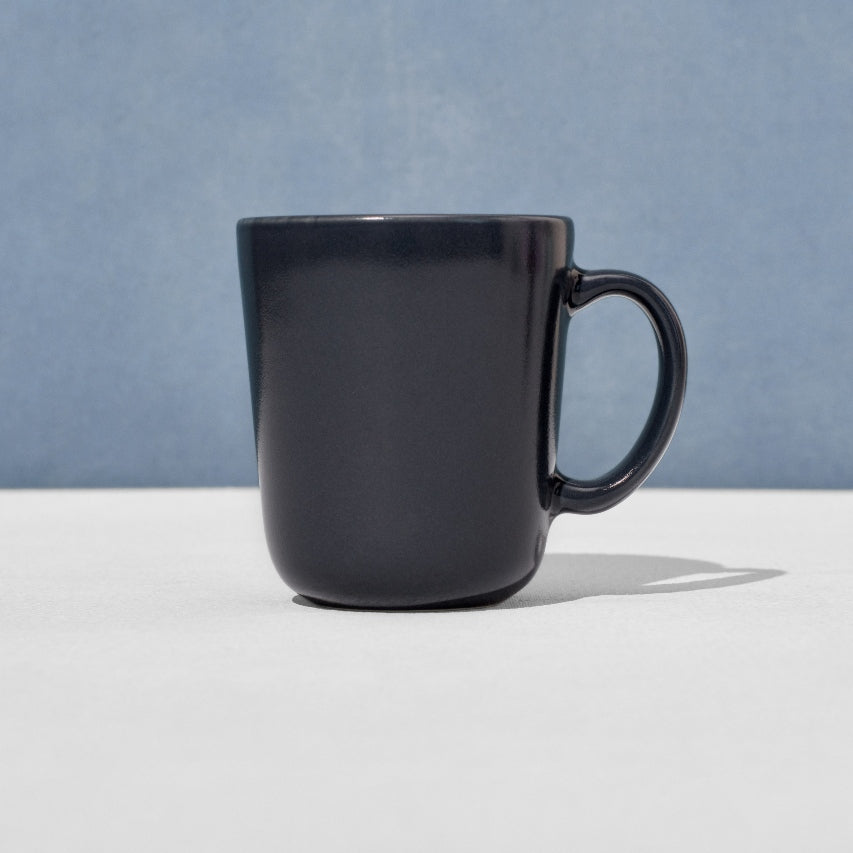 Single charcoal navy mug