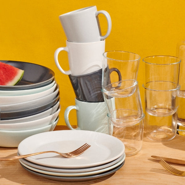 Rigby Salad Plate Set in GREY
